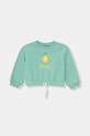 United Colors of Benetton otroški pulover turkizna 32N4G10MG.P.Stagionale