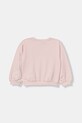 United Colors of Benetton bluza oversize dziecięca z bawełną 32N4G10MN.P.Stagionale różowy SS26
