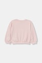 United Colors of Benetton bluza oversize dziecięca z bawełną 32N4G10MN.P.Stagionale różowy SS26