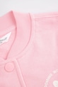 Djevojčice Coccodrillo dukserica na zakopčavanje za djecu od pamuka WC6132201FGK roza