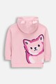 Coccodrillo hanorac cu glugă pentru copii, din bumbac WC6132301SGK roz SS26