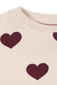 Chłopiec Konges Sløjd bluza dziecięca LOU SWEAT SHIRT OCS KS104346.PreSpring beżowy