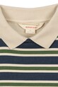 Chłopiec Konges Sløjd bluza bawełniana dziecięca SPOTTY LS POLO GOTS KS104433.PreSpring granatowy