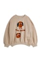 Mini Rodini bluza bawełniana dziecięca Doggies 26120125 beżowy SS26