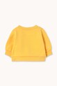 Tinycottons bluza bawełniana niemowlęca TINY HAT BABY SWEATSHIRT SS26.152 żółty SS26