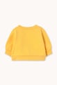 Tinycottons bluza bawełniana niemowlęca TINY HAT BABY SWEATSHIRT SS26.152 żółty SS26
