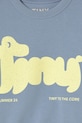 Дитяча бавовняна кофта Tinycottons TINY DOG GRAPHIC SWEATSHIRT блакитний SS26.158