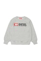 Diesel bluza dziecięca z bawełną SDROPS OVER SWEAT-SHIRT pozostałe szary J02483.KYAZ3