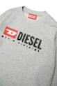 Chłopiec Diesel bluza dziecięca z bawełną SDROPS OVER SWEAT-SHIRT J02483.KYAZ3 szary