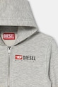 Κοριτσίστικα Βαμβακερή παιδική μπλούζα Diesel SDROPSHOODZ OVER SWEAT-SHIRT J02484.KYAZ3 γκρί