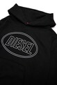 Dječja dukserisa s pamukom Diesel SCIRCLEHOOD OVER SWEAT-SHIRT crna J02612.0GEAD