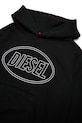 Diesel bluza z bawełną dziecięca SCIRCLEHOOD OVER SWEAT-SHIRT czarny J02612.0GEAD