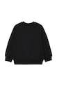 Diesel bluza z bawełną dziecięca SIDER OVER SWEAT-SHIRT J02619.0GEAD czarny SS26
