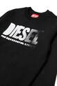 Dječaci Dječja dukserisa s pamukom Diesel SIDER OVER SWEAT-SHIRT J02619.0GEAD crna