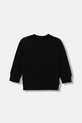 Παιδική βαμβακερή μπλούζα Diesel SCIRCLE OVER SWEAT-SHIRT J02611.0GEAD μαύρο SS26