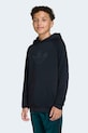 adidas Originals Mikina s kapucňou detská s bavlnou čierna KE2897