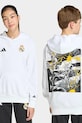 adidas Performance bluza dziecięca REAL MARVEL z kapturem szary JY5854