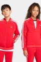 Παιδική μπλούζα adidas Originals απλικέ κόκκινο KE2857