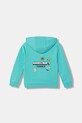 Dětská mikina adidas TERREX MINECRAFT KB4970 tyrkysová SS26