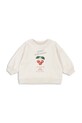 Konges Sløjd bluza bawełniana dziecięca LOUPY LOU SWEAT SHIRT OCS KS104951.PPY2 biały SS26