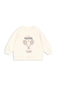 Konges Sløjd felpa in cotone bambino/a LOUPY LOU SWEAT SHIRT OCS KS104951.PPY2 beige SS26