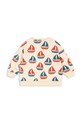 Konges Sløjd bluza bawełniana dziecięca LOUPY LOU SWEAT SHIRT OCS KS104951.PPY2 beżowy SS26