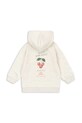 Konges Sløjd bluza bawełniana dziecięca LOUPY SWEAT ZIP HOOD OCS KS104953.PPY2 beżowy SS26