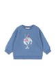 Παιδική μπλούζα Konges Sløjd LOUMILLA SWEAT SHIRT OCS απλικέ μπλε KS104948.PPY2