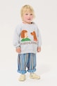 Bobo Choses felpa in cotone neonato/a Friends in a Pickle senza grigio 126AB030
