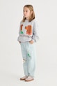 Bobo Choses felpa in cotone bambino/a Friends in a Pickle 126AC038 grigio