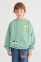 Bobo Choses felpa in cotone bambino/a Farm Adventure senza turchese 126AC043