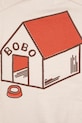 Bobo Choses felpa in cotone bambino/a Pickles is at Home beige 126AC048