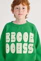 Bobo Choses bluza bawełniana dziecięca Bobo Choses Modern zielony 126AC142