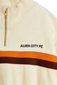 Dječaci Mini Rodini dukserica za djecu od pamuka Alien City FC 26220115 bež