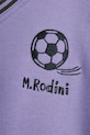 Chlapec Mini Rodini detská bavlnená mikina Football 26220143 fialová
