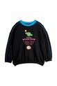 Mini Rodini bluza bawełniana dziecięca Space tour nadruk czarny 26220146