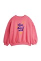 Mini Rodini bluza bawełniana dziecięca The milky way nadruk różowy 26220156