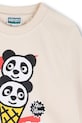 Chłopiec Kenzo kids bluza dziecięca bawełniana K61657.114.150 beżowy