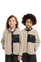 Jack Wolfskin hanorac cu fermoar pentru copii, din polar LITE CURL FZ K bej A65885.164.176