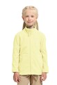 Jack Wolfskin hanorac din polar pentru copii TAUNUS 100 FZ K A65888.164.176 galben SS26