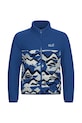 Jack Wolfskin hanorac din polar pentru copii PAW ERA 100 PRINT FZ K albastru A66109.164.176