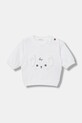 United Colors of Benetton bluza niemowlęca aplikacja biały 35FNA1061.W.Stagionale