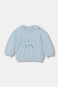 United Colors of Benetton bluza niemowlęca aplikacja niebieski 35FNA1061.W.Stagionale