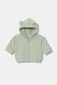 United Colors of Benetton bluza dziecięca z kapturem zielony 35FNA501U.W.Stagionale