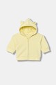 United Colors of Benetton bluza dziecięca z kapturem żółty 35FNA501U.W.Stagionale