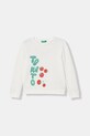 United Colors of Benetton bluza dziecięca bawełniana biały 3J68G10M3.P.Stagionale