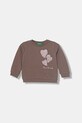 United Colors of Benetton Μπλούζα παιδική βαμβακερή καφέ 3J68G10M3.P.Stagionale