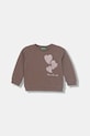 United Colors of Benetton Μπλούζα παιδική βαμβακερή καφέ 3J68G10M3.P.Stagionale