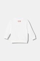 United Colors of Benetton mikina dětská s bavlnou 31A6G10MM.P.Stagionale bílá SS26