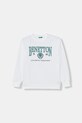 United Colors of Benetton mikina detská bavlnená biela 3J68C10S1.G.Stagionale
